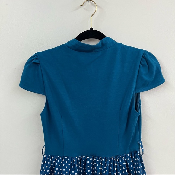 Lindy Bop Megan Polka Dot Retro Style Dress - Picture 8 of 13